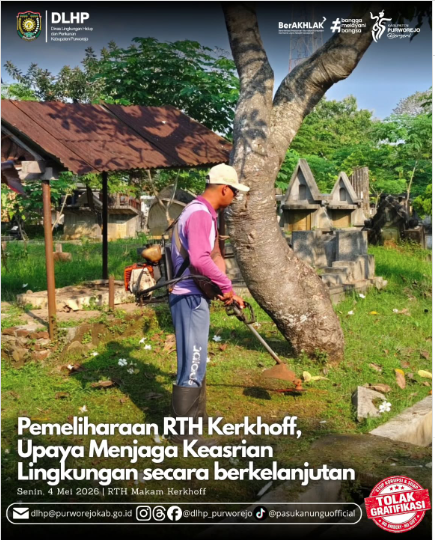 Pemeliharaan Ruang Terbuka Hijau (RTH) Di Kawasan Pemakaman Kerkhoff