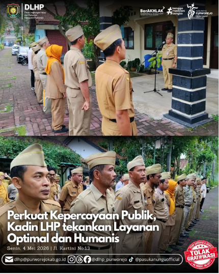 Kepala Dinas Menekankan Kepada Semua Pegawai Pentingnya Peningkatan Pelayanan Publik