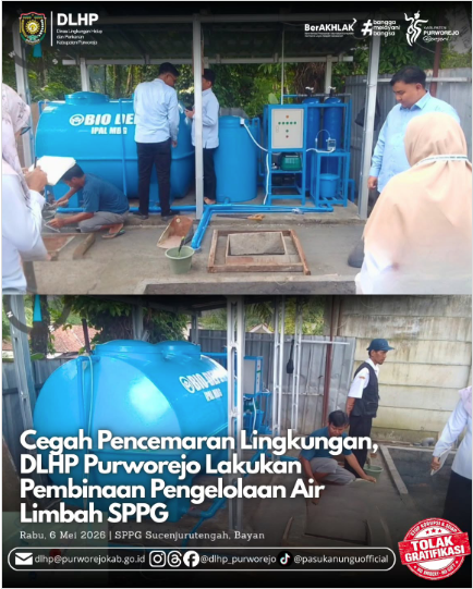 DLHP Laksanakan Monitoring dan Pembinaan di SPPG Sucenjurutengah