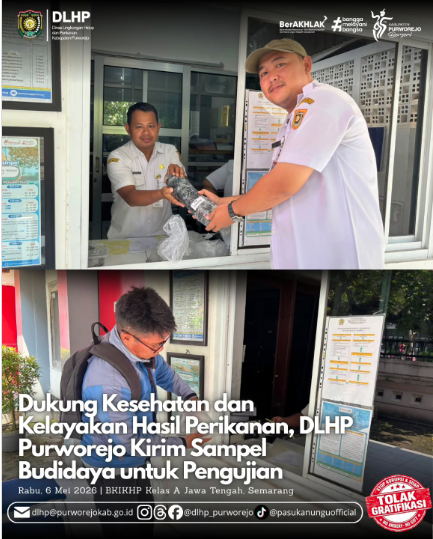 Pengiriman Sampel Udang, Ikan, Dan Air Budidaya Untuk Dilakukan Pengujian Laboratorium