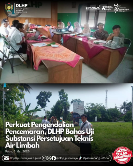 Pembahasan Uji Substansi Persetujuan Teknis Pemenuhan Baku Mutu Air Limbah