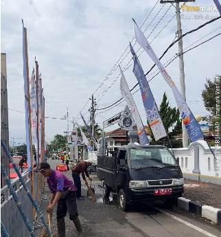 Penanganan Sampah Pasca Pelaksanaan Bhayangkara Fun Run