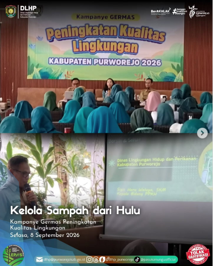 Narasumber Peningkatan Kualitas Lingkungan dalam kegiatan GERMAS